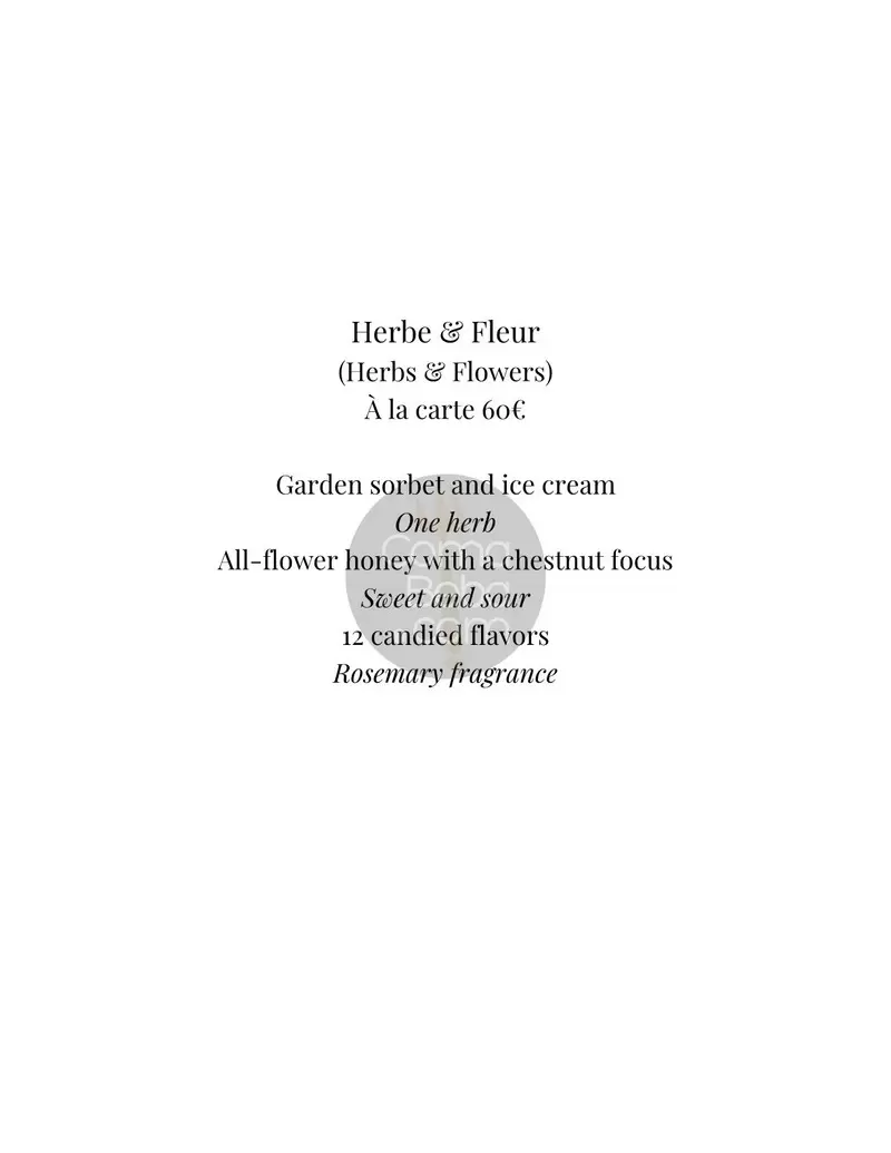 Arpège – Paris – Menu p4