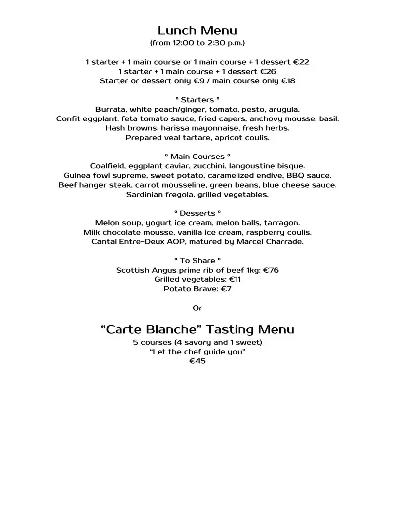 Braisenville – Paris – Menu p2