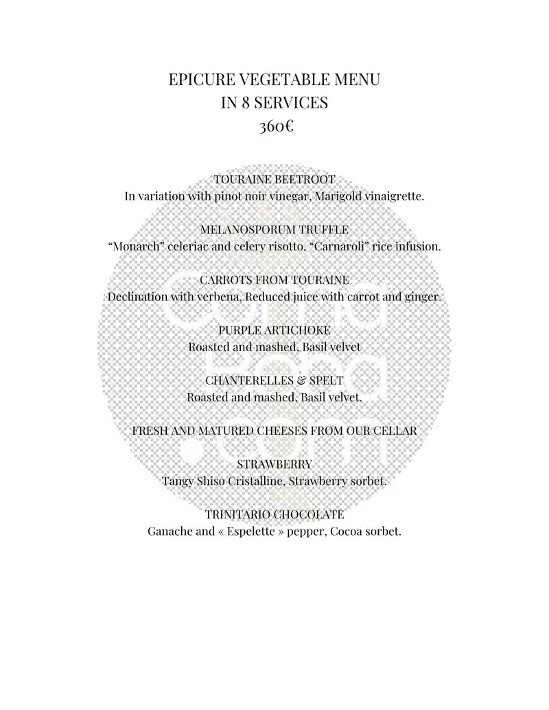 Epicure – Paris – Menu p4