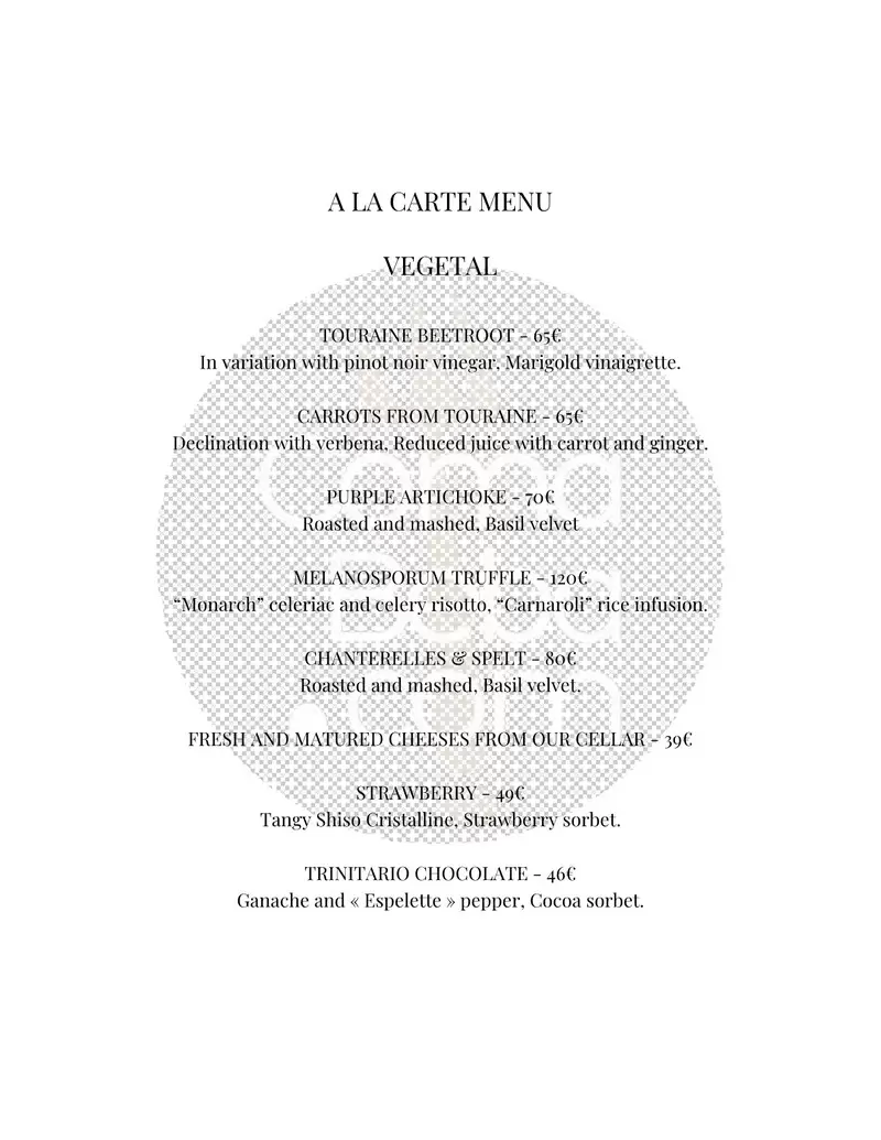 Epicure – Paris – Menu p6