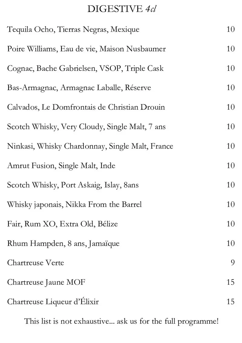 Gegeor – Paris – Menu p12
