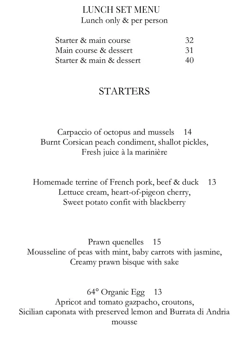 Gegeor – Paris – Menu p2