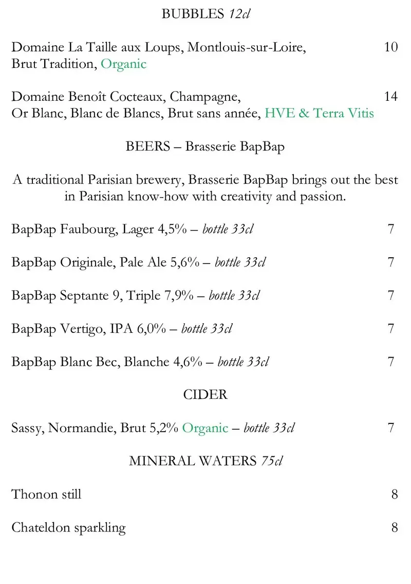 Gegeor – Paris – Menu p6