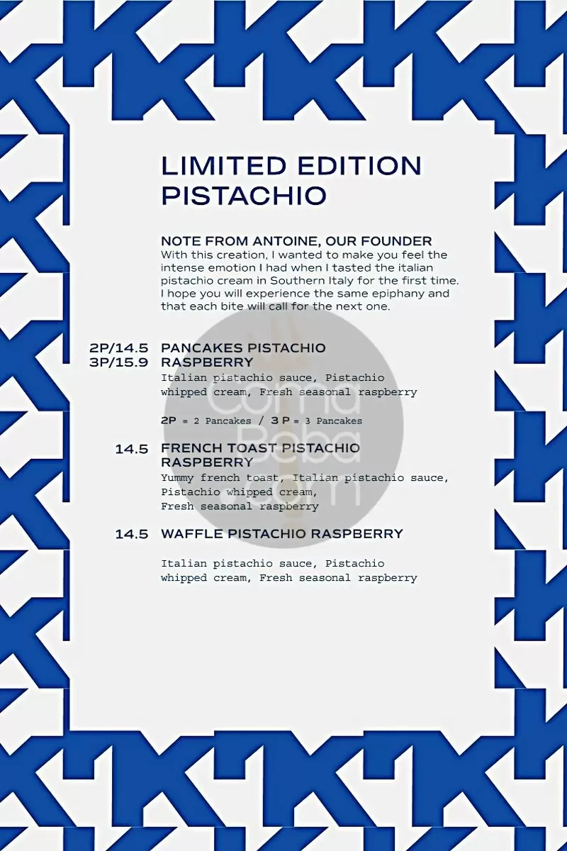 Kozy – Pompidou – Paris – Menu p3