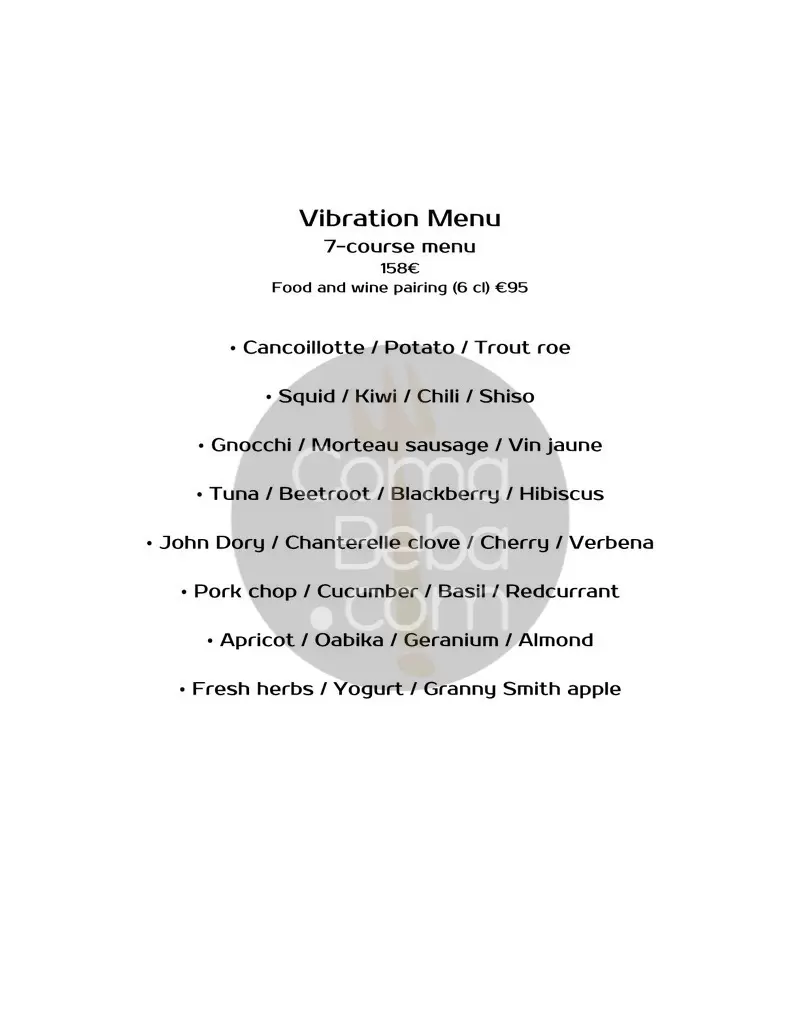 Substance – Paris – Menu p5